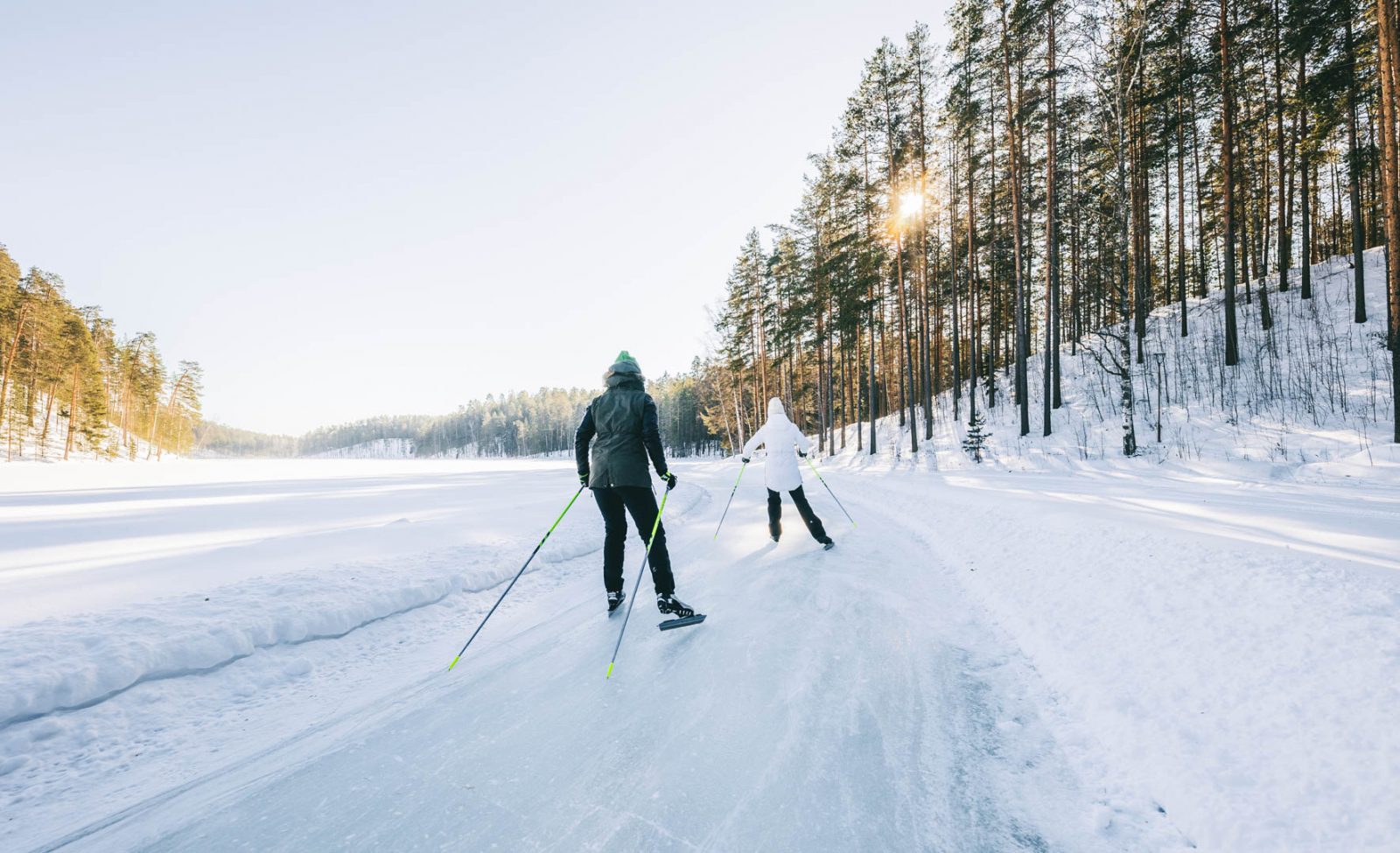 Retkiluistelureitit Punkaharjulla