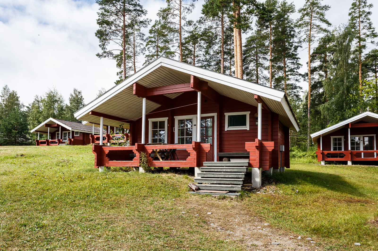 Коттеджи Saunamökki в Пункахарью