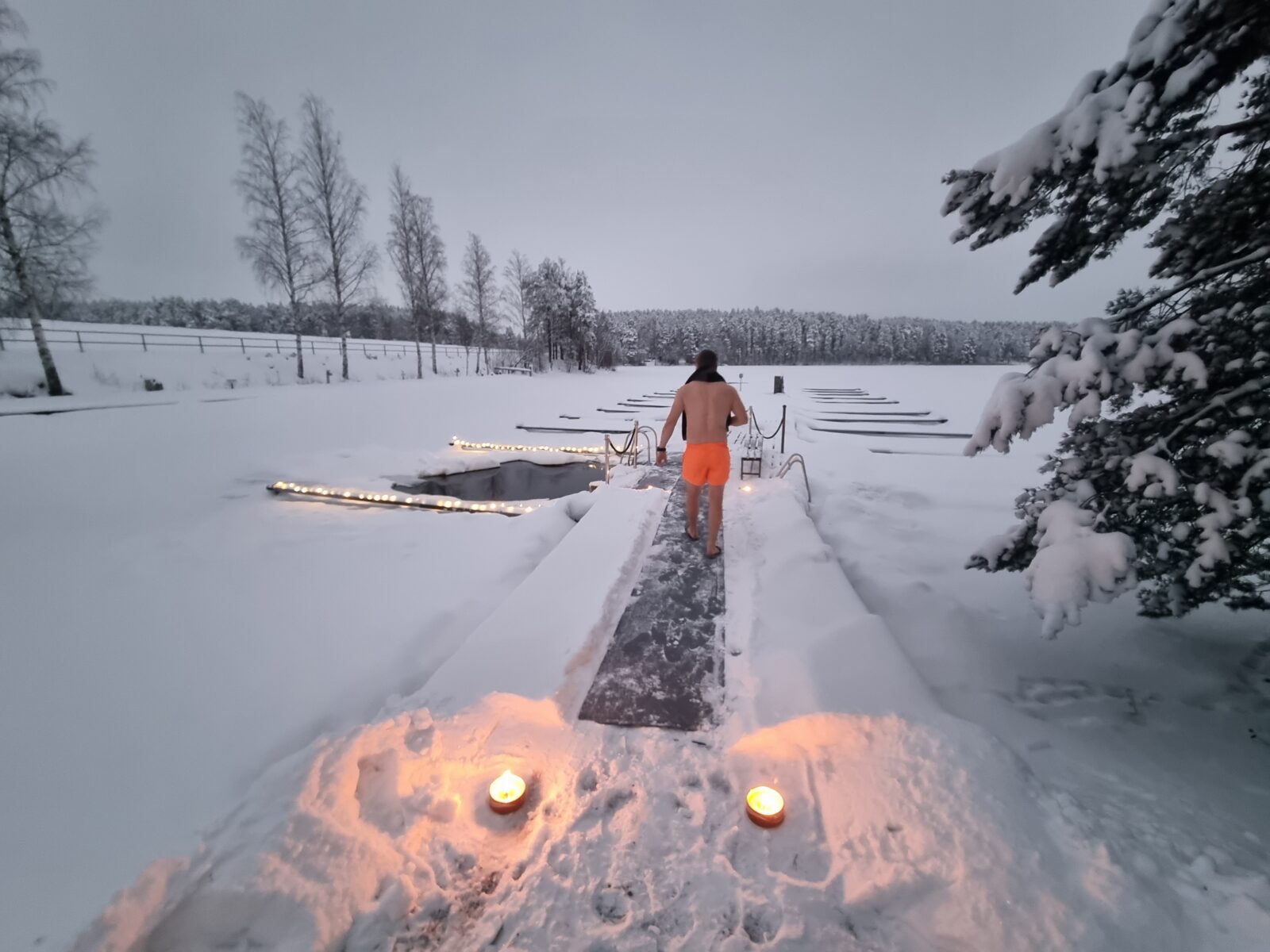 Winter Swimming and sauna in Punkaharju