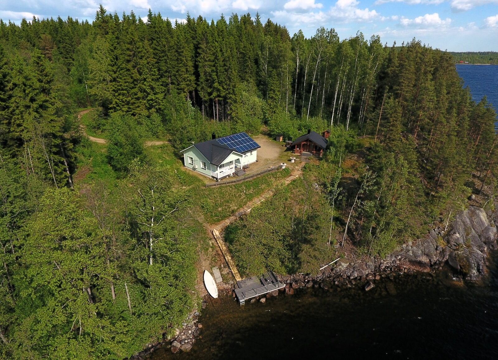 Huvilaloma -10 % Tynkkylän Lomaniemessä Punkaharjulla